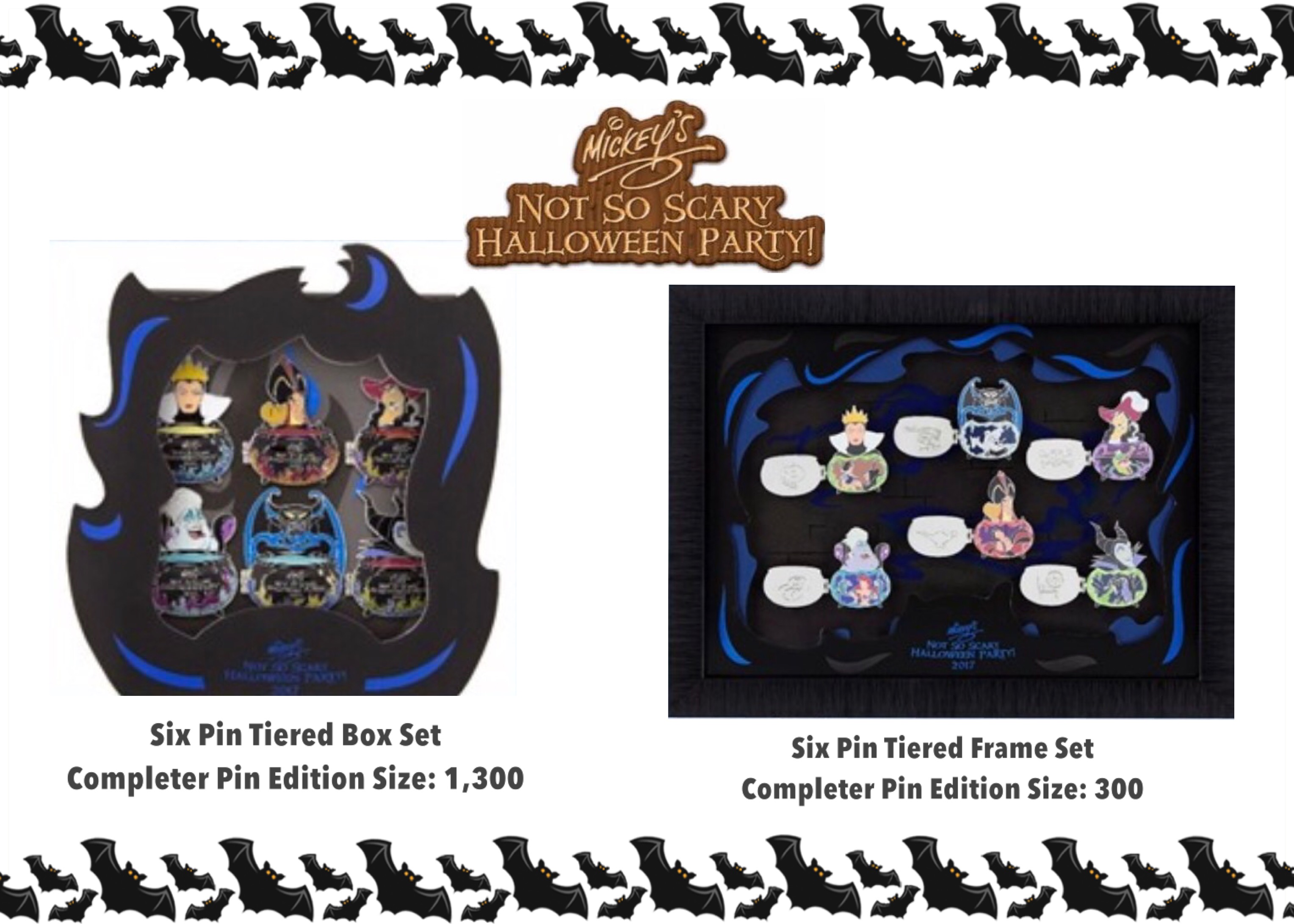 First Look at Mickey's Not So Scary Halloween Party Trading Pins