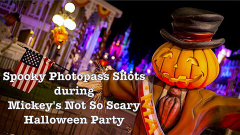 Spooky Photopass Shots during Mickey’s Not So Scary Halloween Party