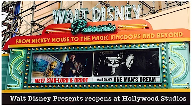 Walt Disney Presents reopens at Hollywood Studios