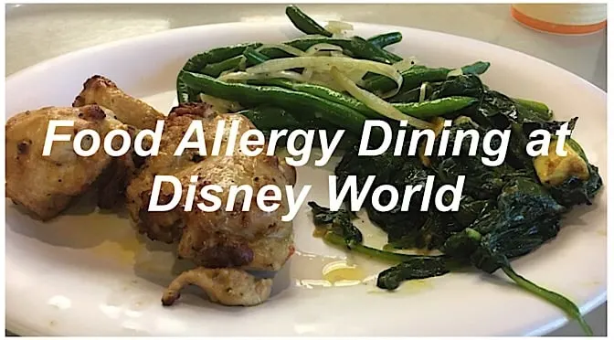 Food Allergy Dining at Disney World