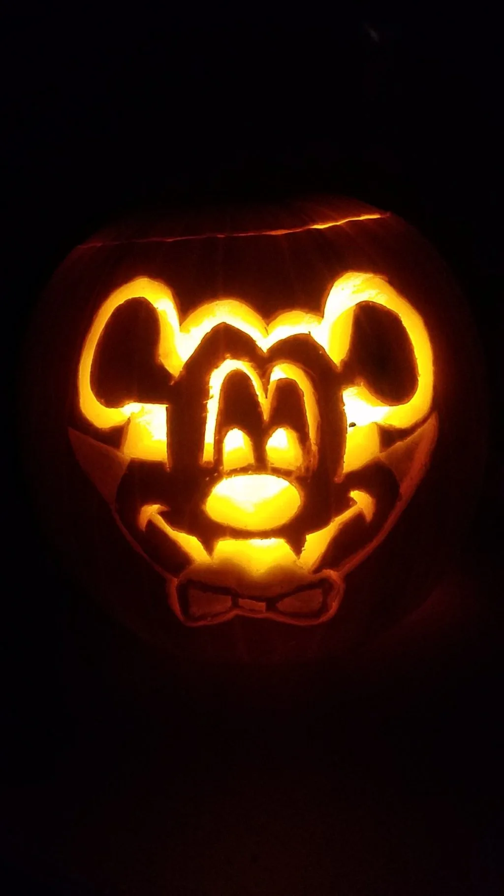 Vampire Mickey Halloween Pumpkin