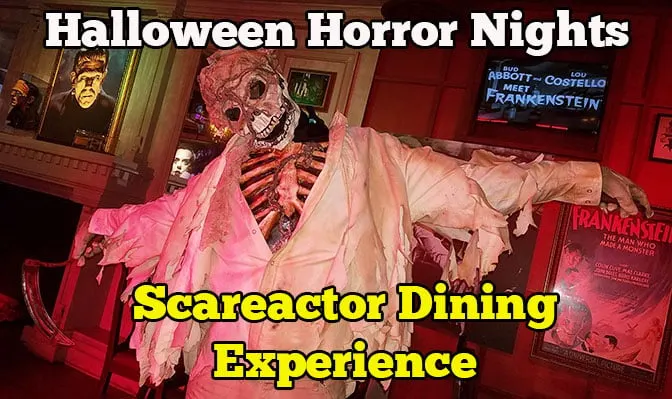 REVIEW: Scareactor Dining Experience at Universal Orlando Halloween Horror Nights