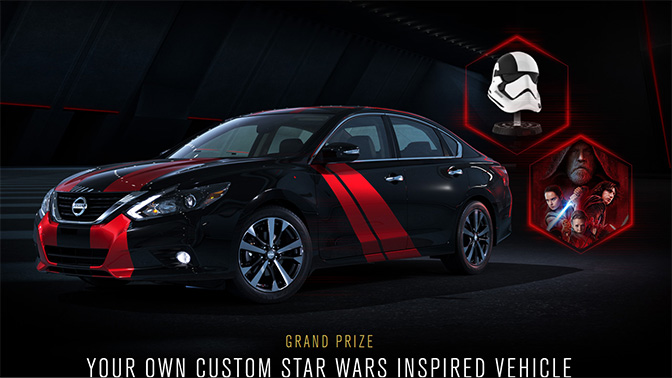 Win your own Star Wars inspired Nissan vehicle