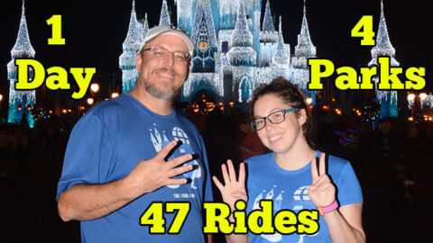 How a Father and Daugther rode every ride in Walt Disney World in a Single Day with Parkeology WDW47 Challenge
