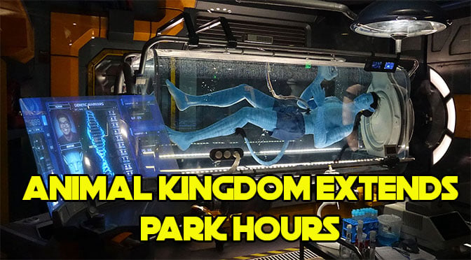 Disney's Animal Kingdom extends park hours for Late February through Early April