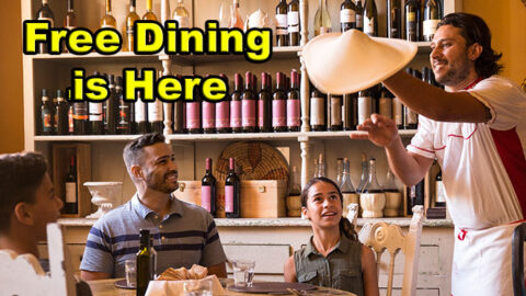 Get FREE dining plan this Summer at Walt Disney World!