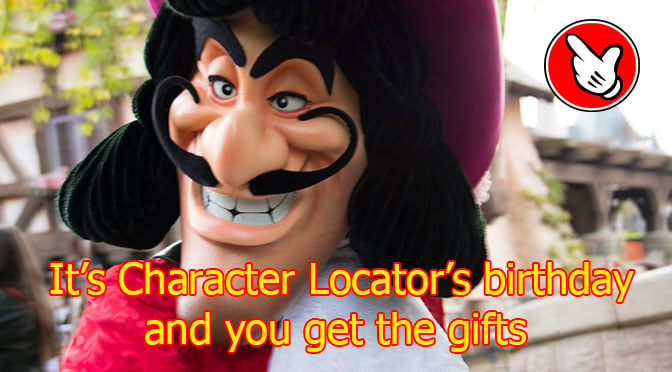 It's Character Locator birthday and you get the gifts