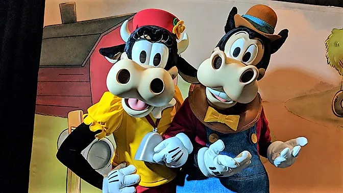 DVC Moonlight Madness at Hollywood Studios Clarabelle Cow and Horace Horsecollar