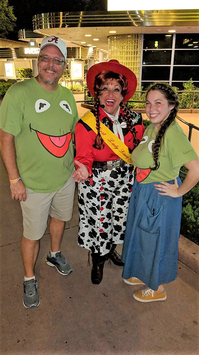 DVC Moonlight Madness at Hollywood Studios Jessie friend