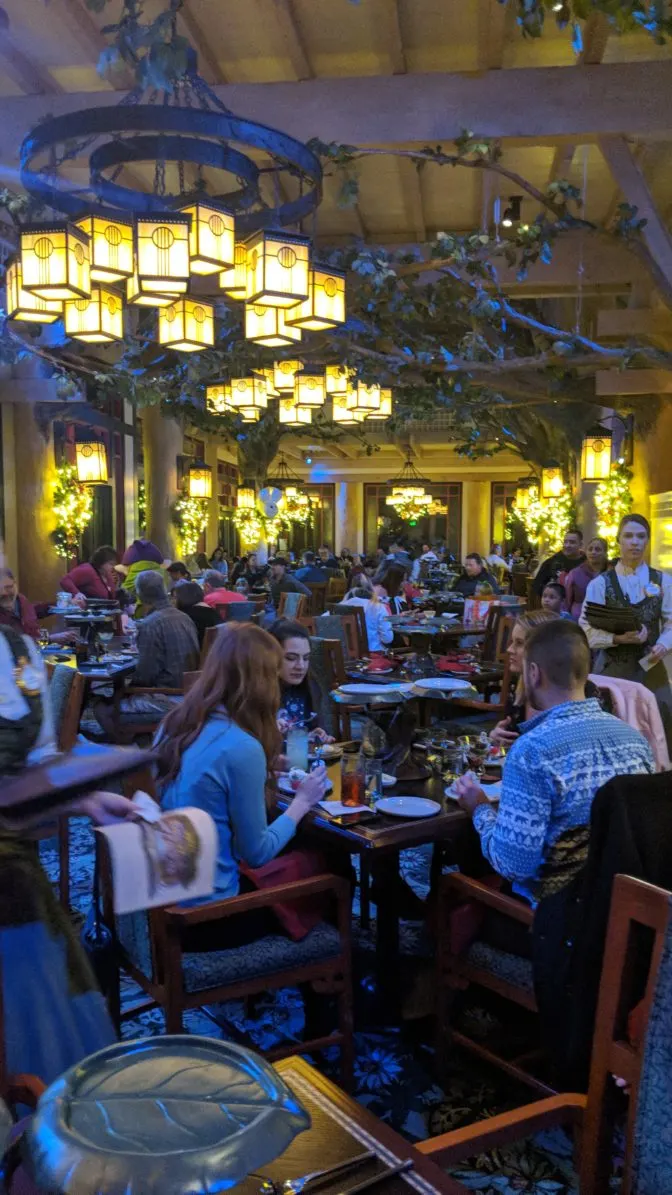 Storybook Dining at Artist Pointe in the Wilderness Lodge