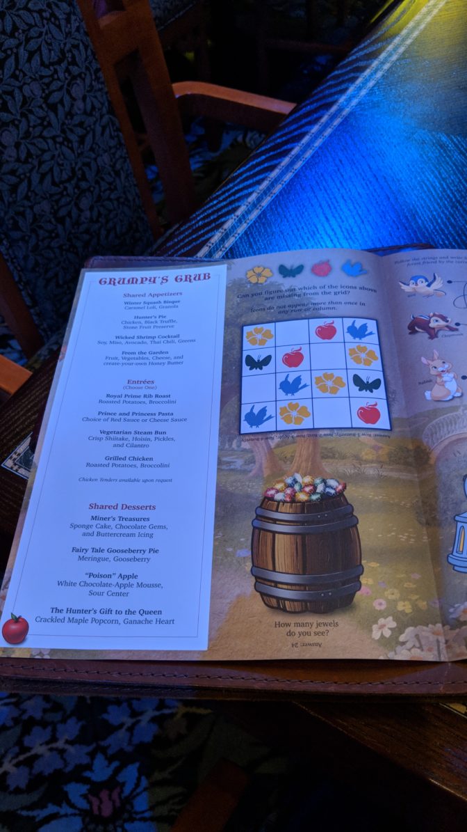 Artist Point Storybook Dining at Disney's Wilderness Lodge