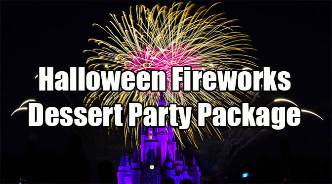 Halloween Fireworks Dessert Party Viewing Package