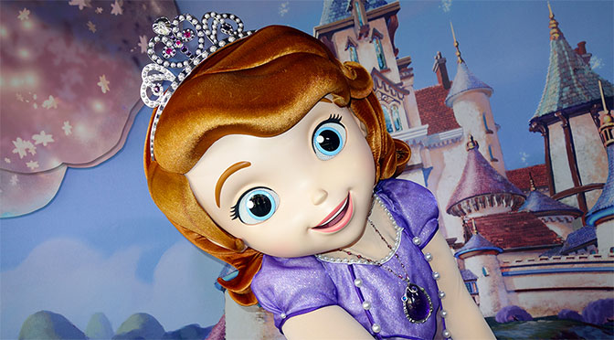 Sofia the First character leaving Disney's Hollywood Studios