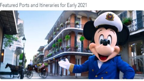 Disney Cruise Line Announces Winter 2021 Itineraries