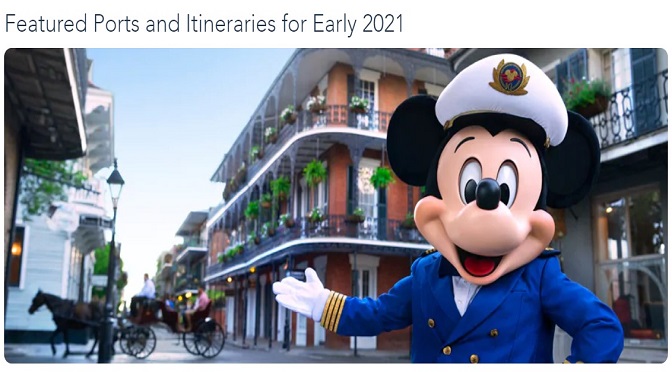 Disney Cruise Line Announces Winter 2021 Itineraries Today