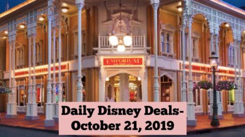 Daily Disney Deals- October 21, 2019