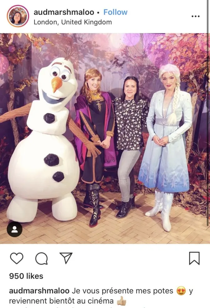 Anna and Elsa new look Frozen 2