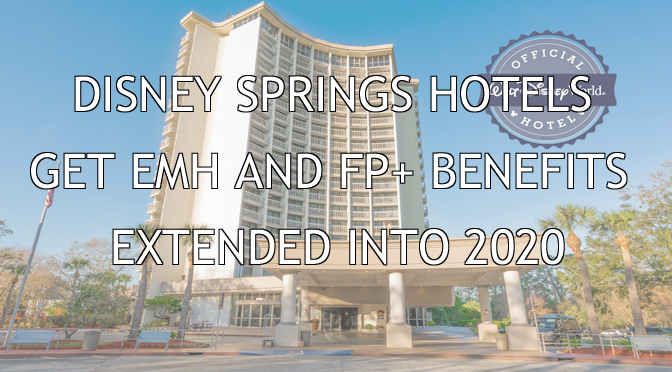 Benefits for Disney Springs Hotels Extended into 2020