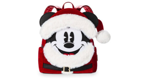 HoHoHo Santa Mickey Loungefly Backpack Now Available!