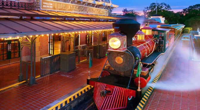 Disney World Railroad to Remain Closed Through October 2020