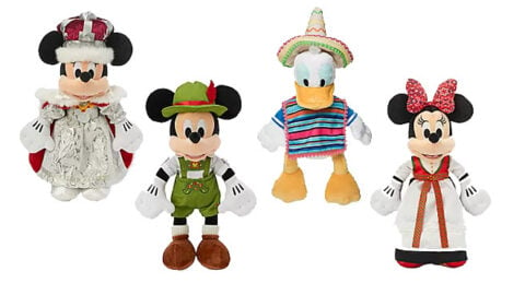 New World Showcase Nations Mickey and Friends Plush Collection