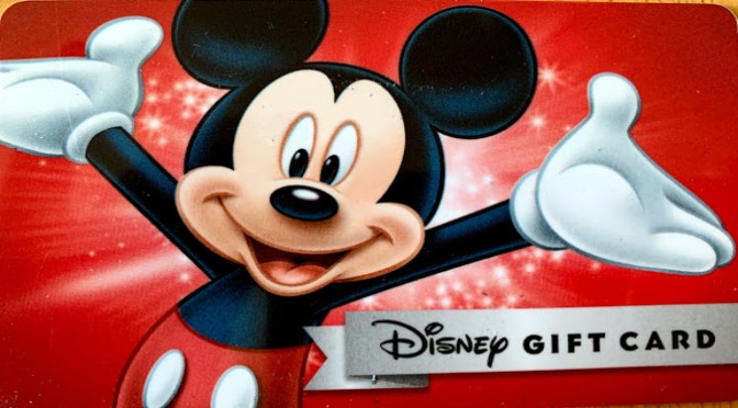 LIMITED TIME DISNEY GIFT CARD SAVINGS
