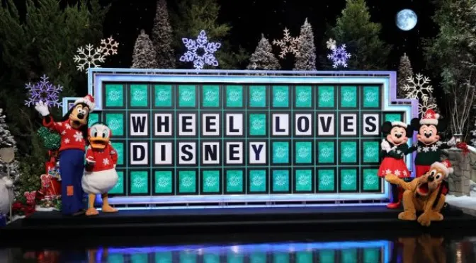 Viewers can Win Disney Prizes on Wheel of Fortune