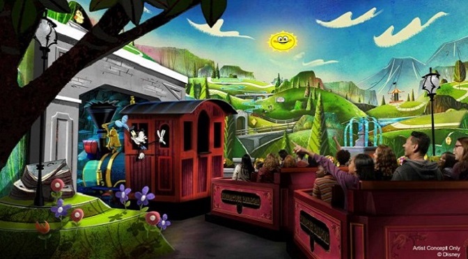 Mickey and Minnie's Runaway Railway Will Combine 2 Stories Into 1 Attraction
