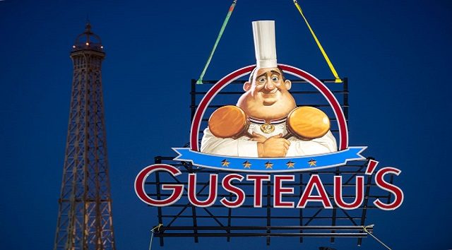 Just Installed in the France Pavilion at Epcot: The New Gusteau's Restaurant Sign