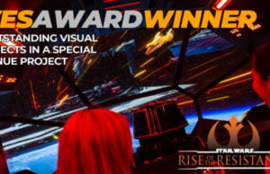 Star Wars: Rise of the Resistance Wins VES award!
