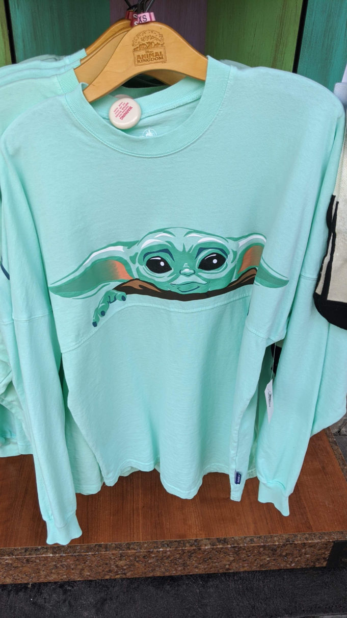 "Baby Yoda" Spirit Jerseys and Apparel Spotted at Animal Kingdom