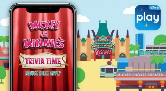 Coming Soon Mickey and Minnie's Trivia Time to Play Disney Parks App