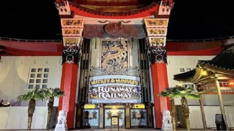 PHOTOS: Mickey and Minnie’s Runaway Railway Marquee Installed