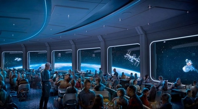 After several days, there is more evidence that Space 220 will open next month. Epcot's newest restaurant promises to be out of this world!