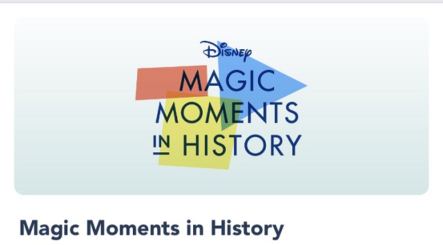 My Disney Experience Introduces Magic Moments in Disney History