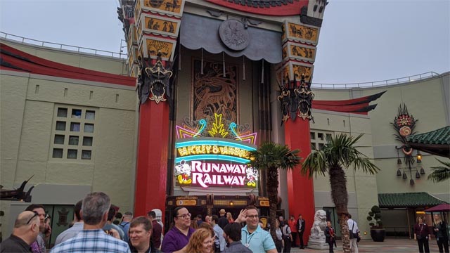 Mickey and Minnie Runaway Railway Opening Day Rope Drop with Photos!