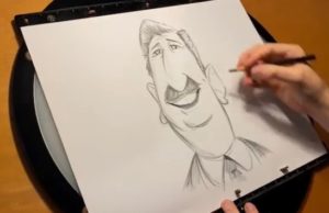 Disney-fy Your Downtime: Caricature Sketch Walt Disney