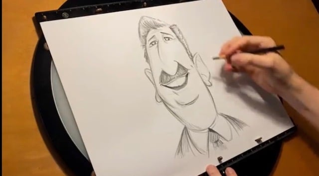 Disney-fy Your Downtime: Caricature Sketch Walt Disney