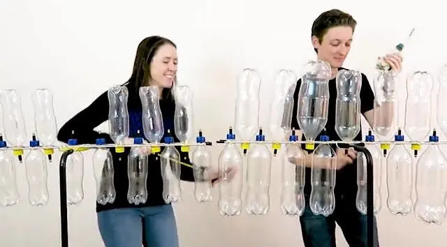 Disney Music with Plastic Bottles!