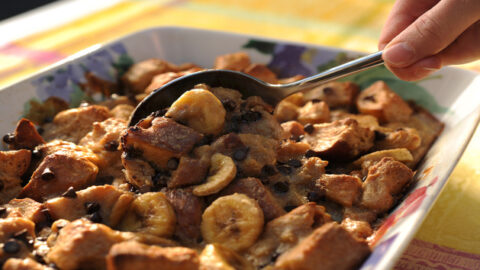 Try it at Home: Chocolate, Peanut Butter, Banana French Toast from Disneyland!