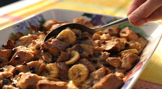 Try it at Home: Chocolate, Peanut Butter, Banana French Toast from Disneyland!