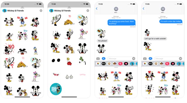 Disney iMessage Stickers are FREE for a Limited Time!