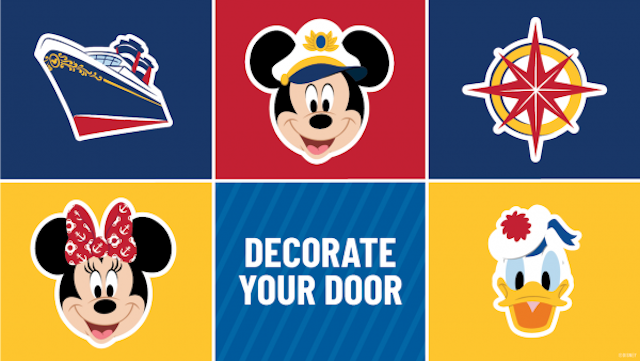 Decorate Your Door Bring Disney Cruise Line Magic Home With Free Printables Kennythepirate Com