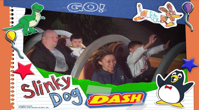 DisneyMagicMoments: Go! Go! Go! for a Ride on Slinky Dog Dash at Disney's Hollywood Studios