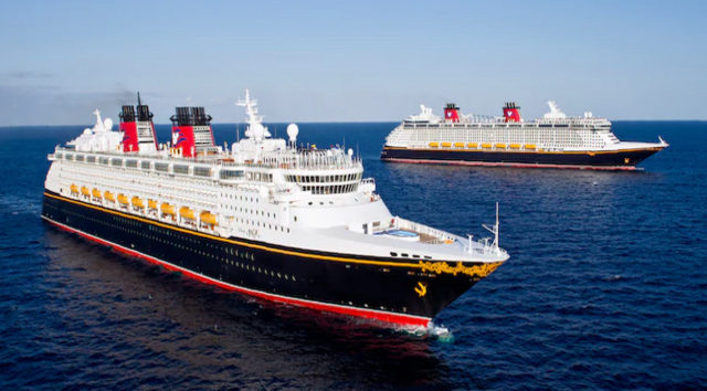 Three Disney Cruise Ships in Port Together