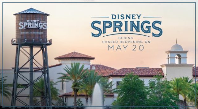 Official: Disney Springs Shares Guide to Reopening Procedures, Anyone Over the Age of 3 Must Wear Mask