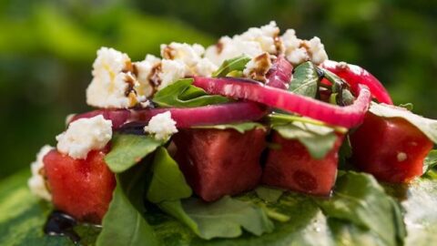 Make this Watermelon Salad from Epcot’s Flower and Garden Festival!