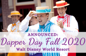 Dapper Day Fall 2020 Walt Disney World Outings Announced, Plus How to Book a Discounted Room