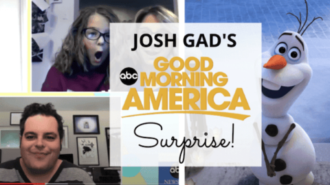 Josh Gad’s Surprise on Good Morning America