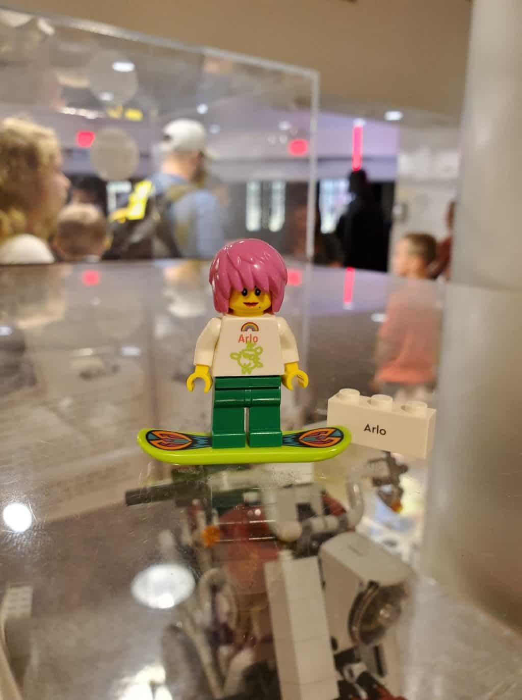 lego minifigure factory disney springs reservation